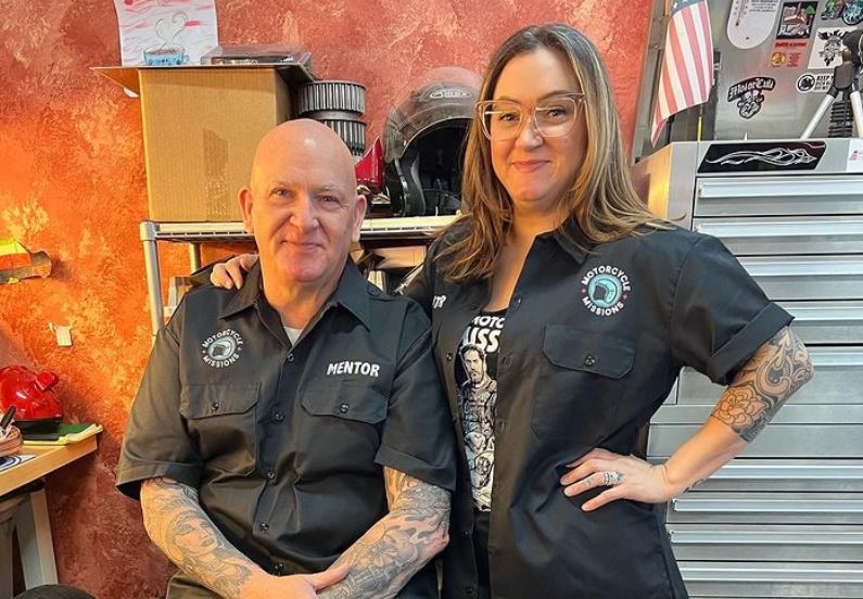 Nikki Martin and Roy Martin Head up Motorcycle Missions Build Team 13