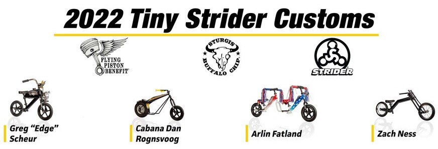 Meet the 2022 Flying Piston Benefit Tiny Strider Class