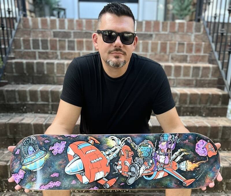 Michael Richardson Skateboard Art