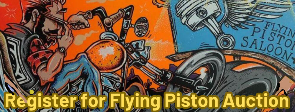 Flying Piston Auction Tickets on Garage Built Podcast