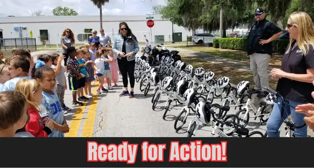 Biking Helps Kids - Providing Bikes to Kindergartner P.E. Classes