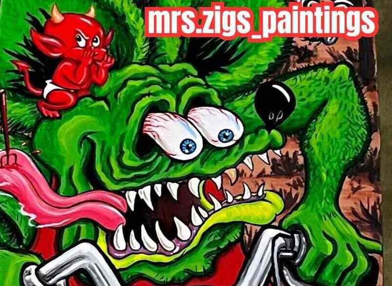 Getting into the Weeds with Mrs Zigs Painting