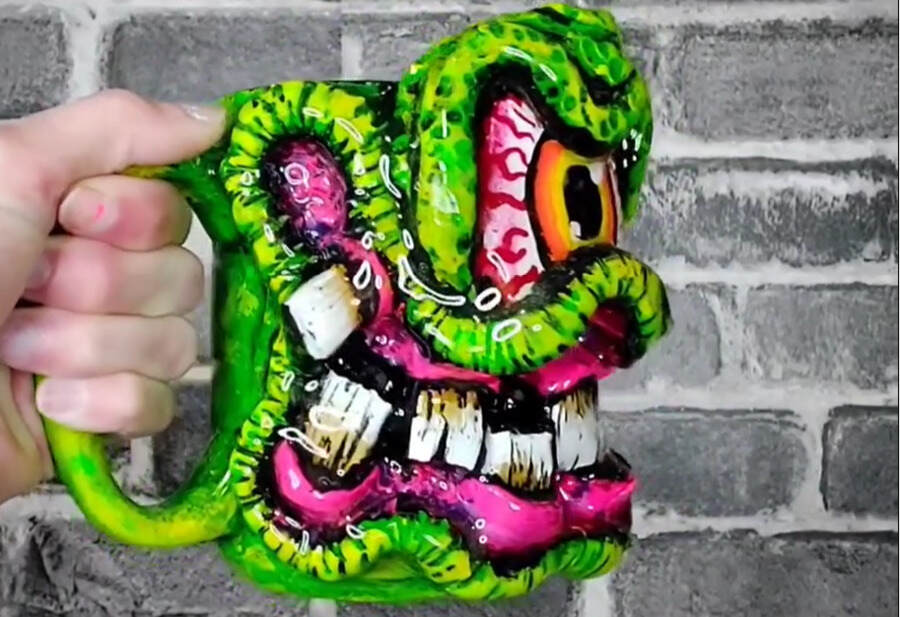 Monster Coffee Cup